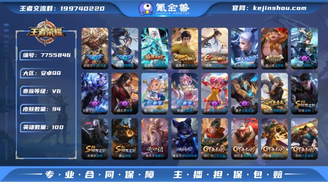 100英雄94皮肤2传说19史诗38限定 ...