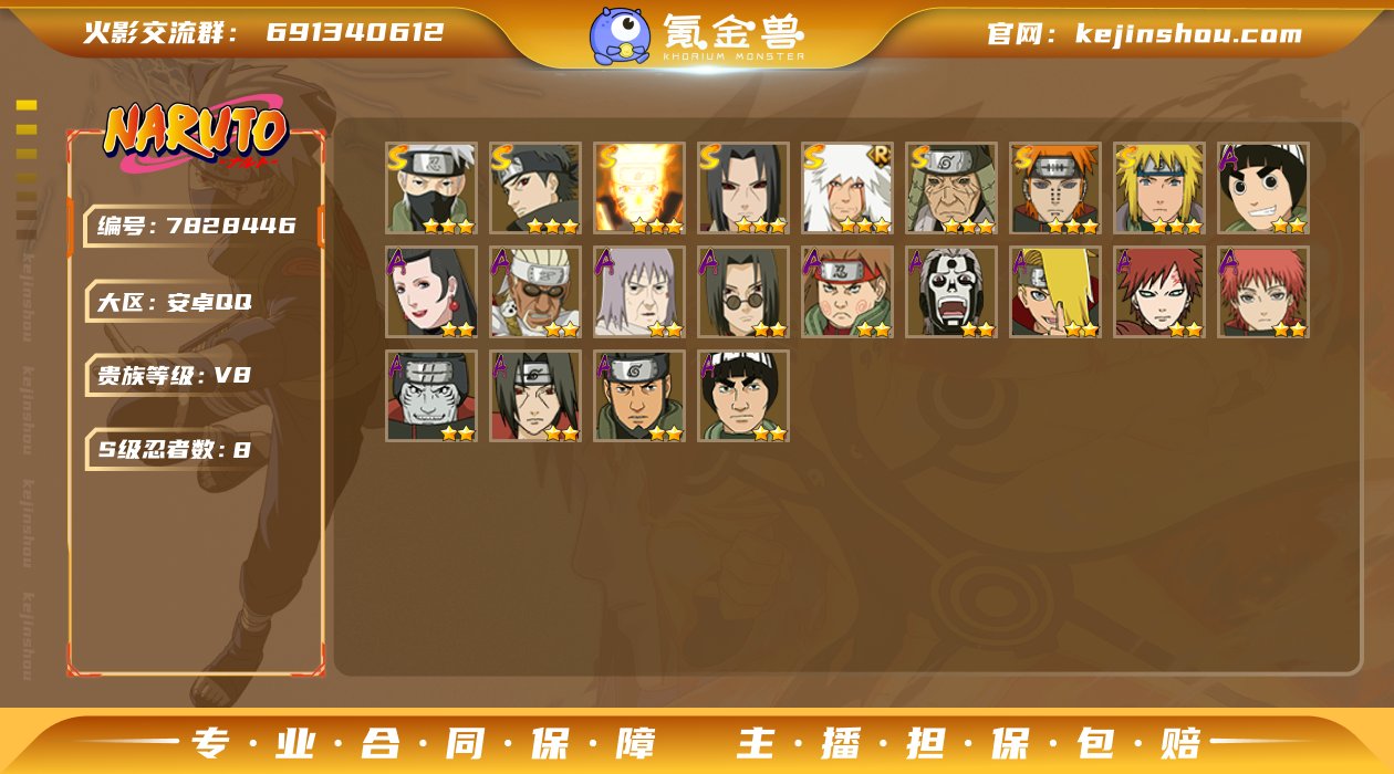 九喇嘛鸣人+须佐卡卡西+秽土三代+须佐鼬+...