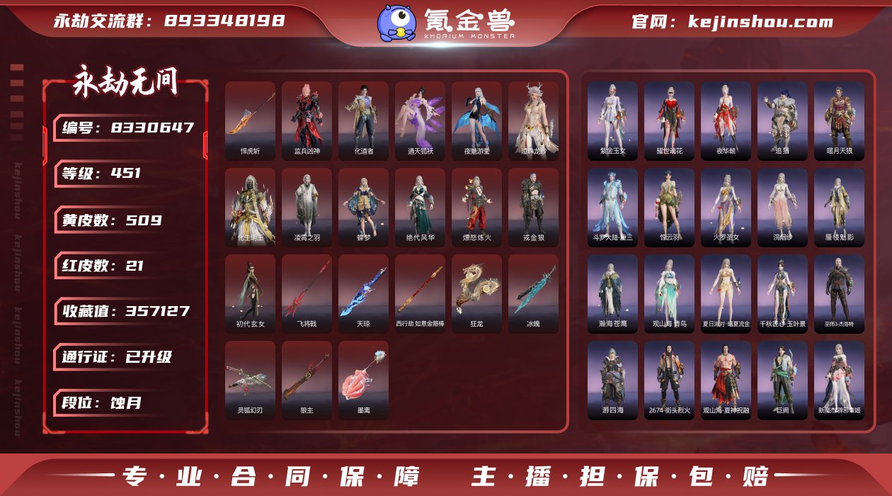 优质红武号！！迦南+胡桃+冰女泳装+珥冰+...