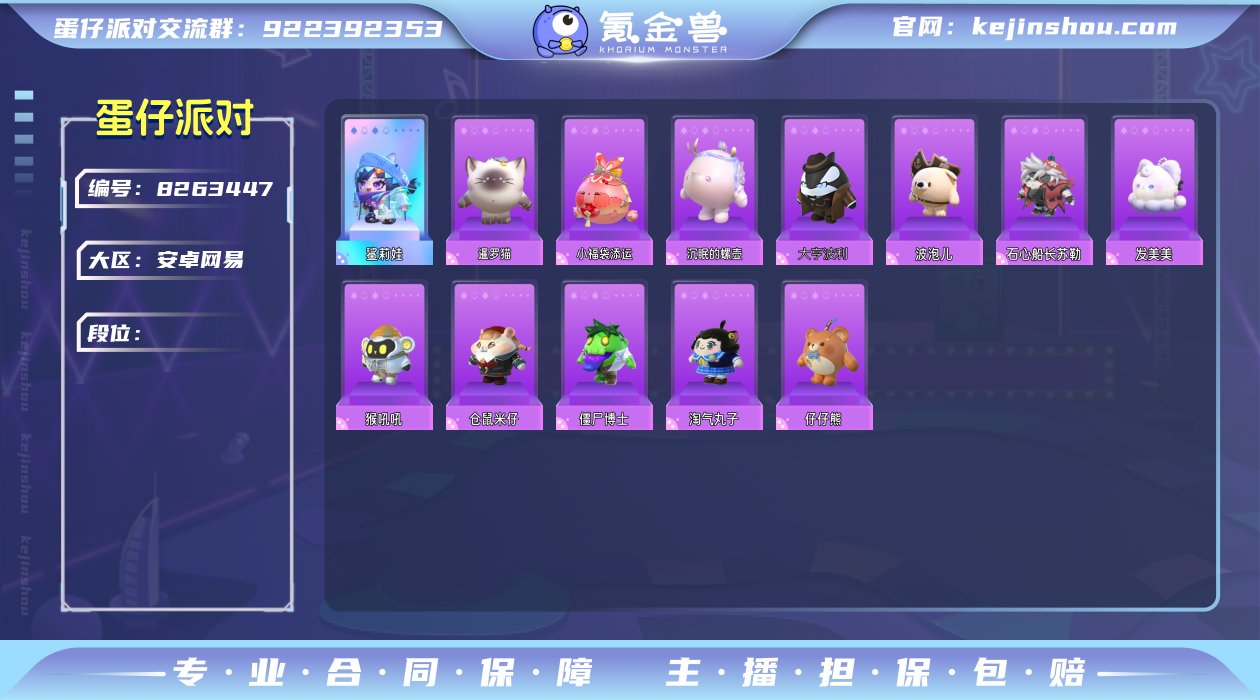安卓官服 1至臻15典藏 鲨莉娃,仔仔熊,...