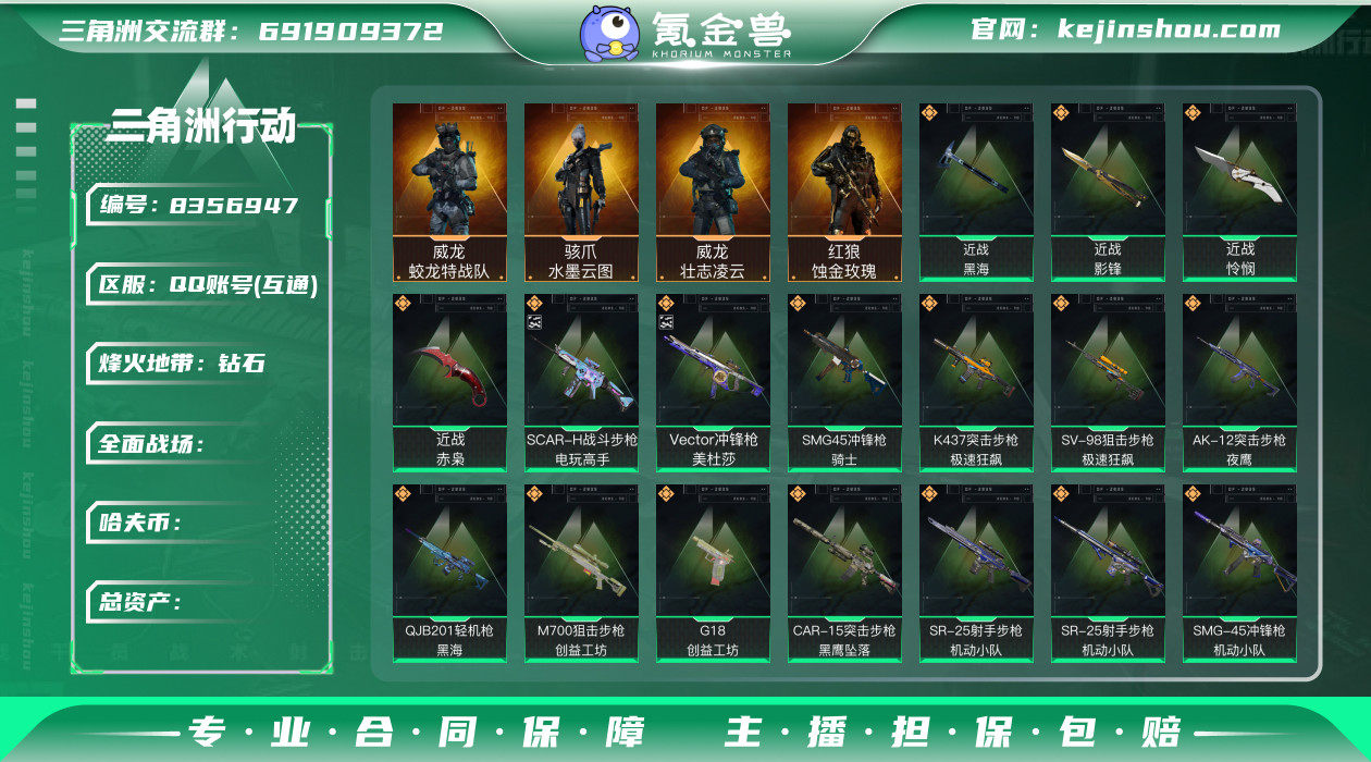 "TZ-总资产664.5m/哈夫币254m...