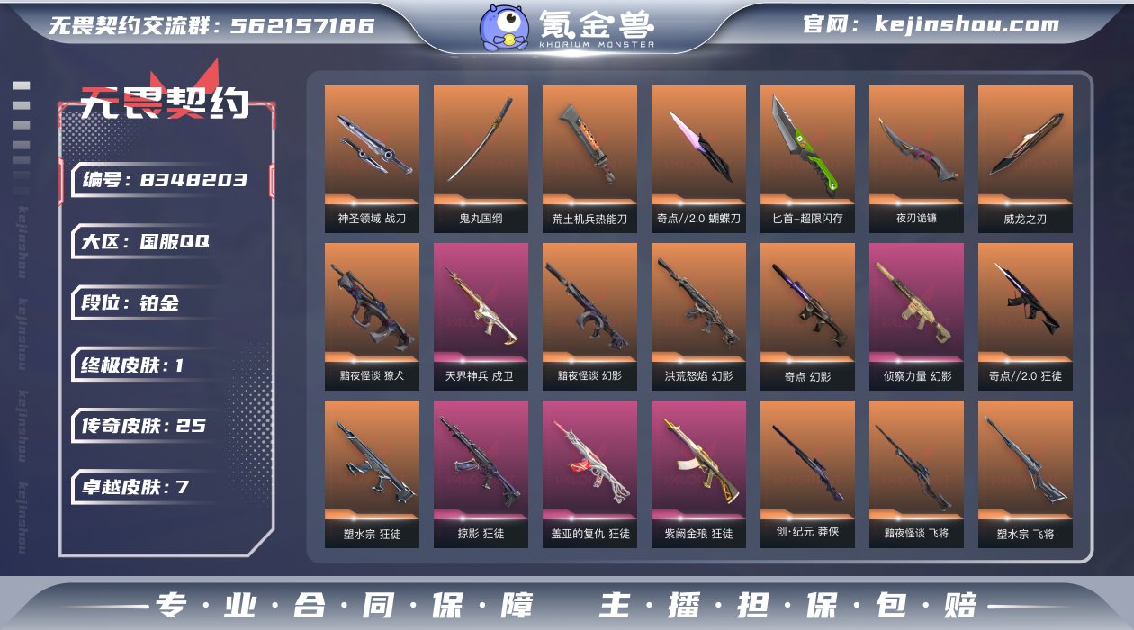 25橙皮 1金皮 7紫皮 77皮肤 24英...