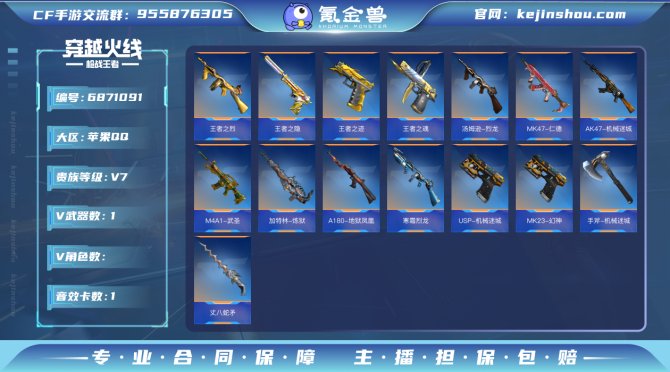 JYSY345VIP：V7 王者武器7/英...