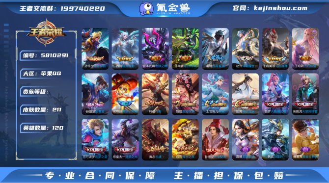 AM 211皮肤1典藏8传说iOS【至尊宝...