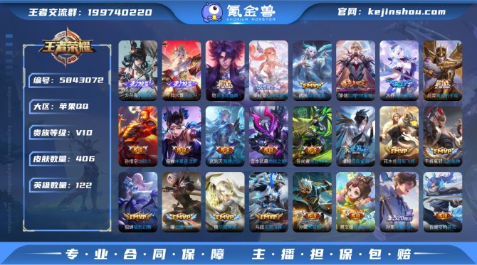 iOS 金标诸葛 V10-406皮肤4典藏...