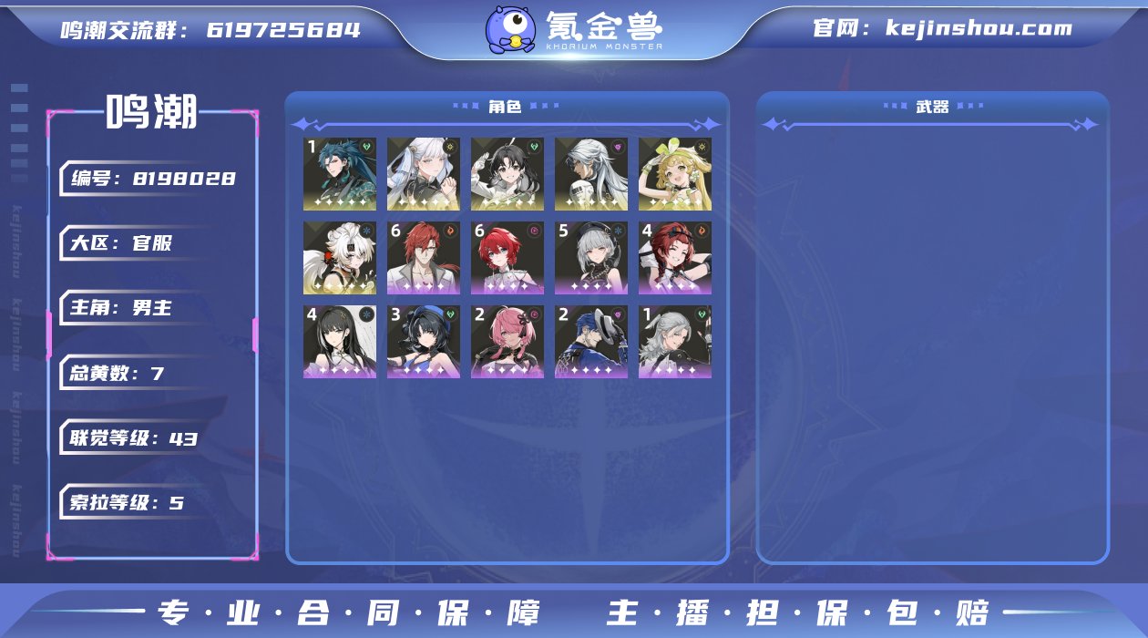 总黄数: 7 联觉等级: 43 拥有五星共...