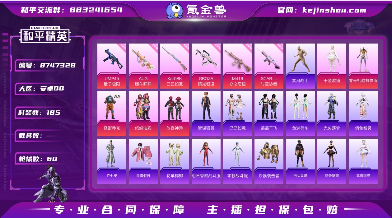 （迷鹿）实名: 可修改 时装数: 185 ...