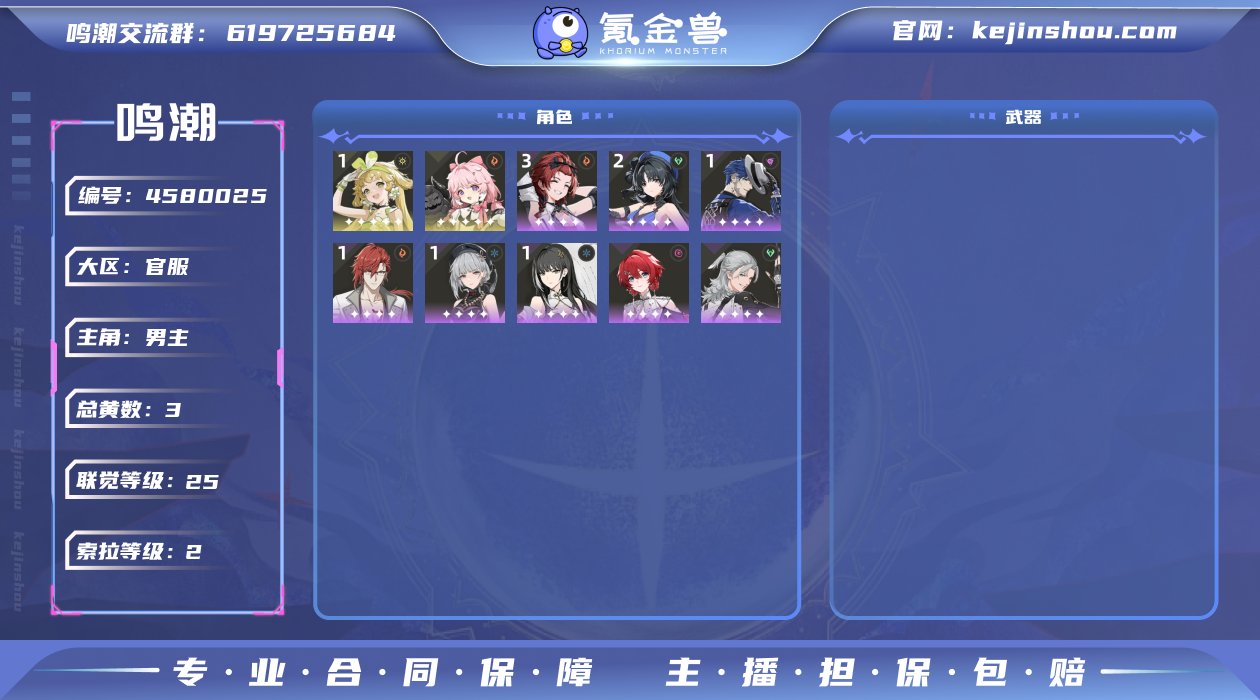 总黄数: 3 联觉等级: 25 拥有五星共...
