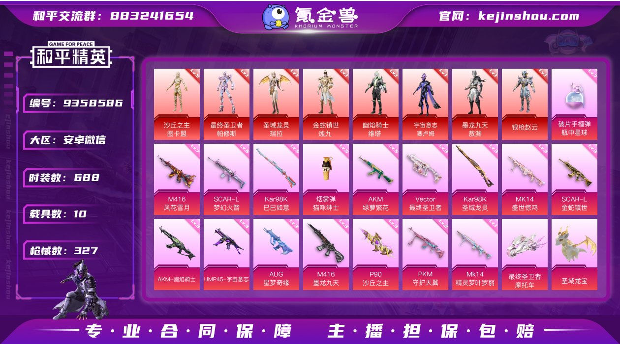 实名: 可修改 时装数: 688 载具数:...