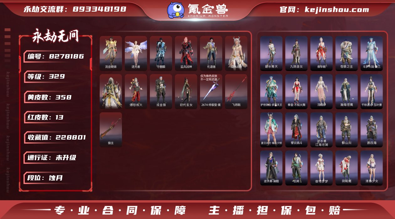 优质红皮号！！火男+胡桃+冰女+魏轻泳装！...