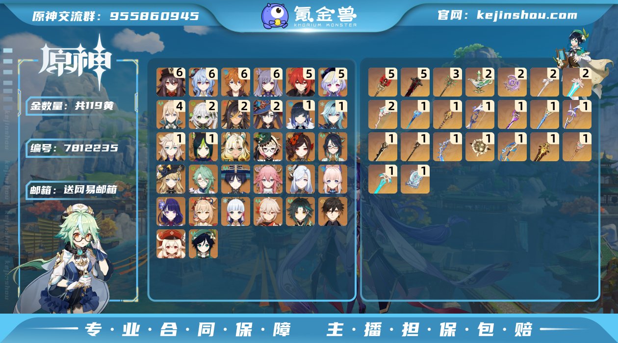 4满命【原神】【YS04915】冒险等级：...