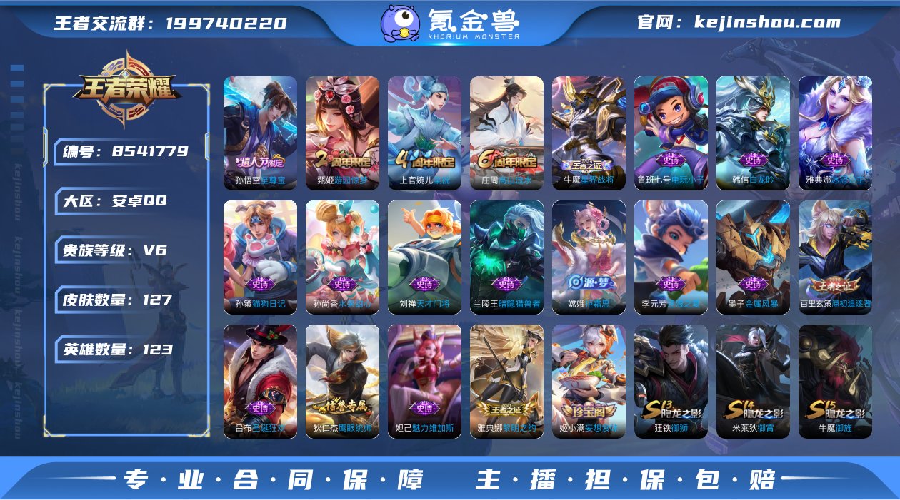 实名: 可修改 贵族等级: V6 英雄数:...