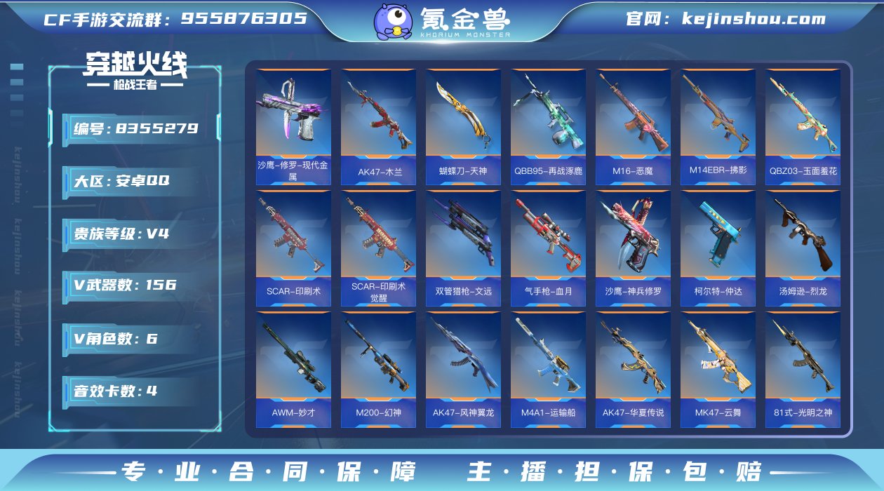 实名: 不可修改 v武器数: 156 V/...