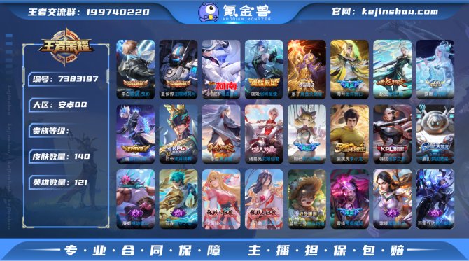 XY V8【140皮肤2典藏1珍品8传说】...