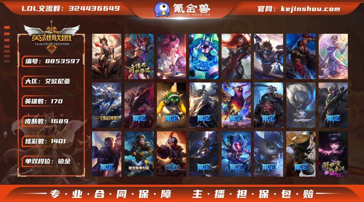 实名: 可修改 实名人: 是本人 英雄数:...