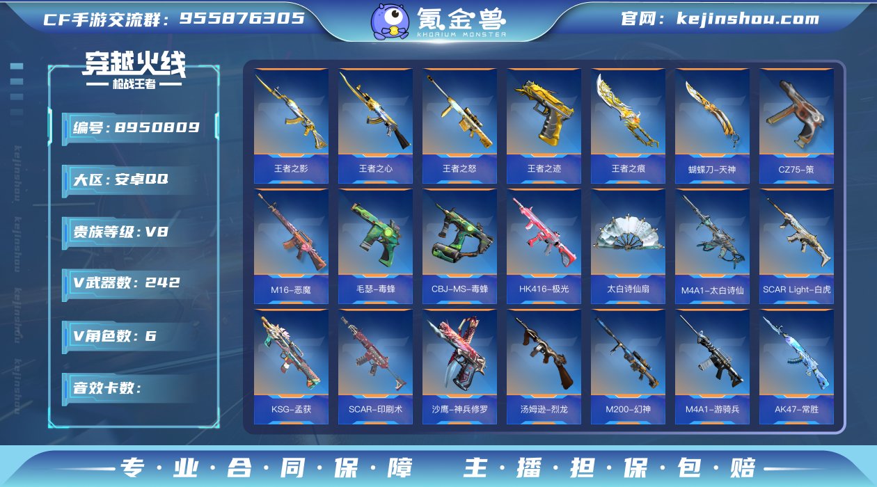 【QZZ1360】VIP8/242V/王者...