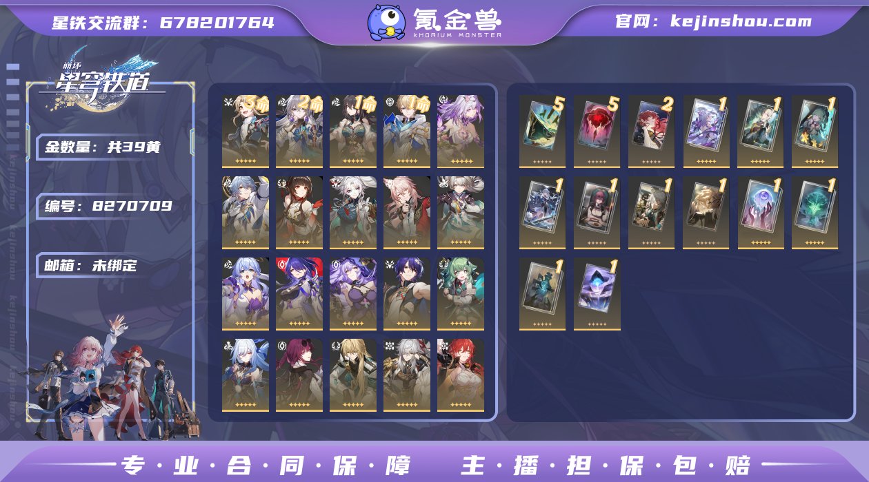 邮箱: 未绑定 开拓者性别: 女 总黄数:...