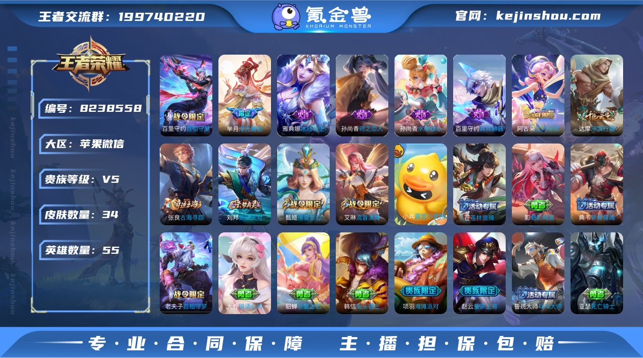 实名: 可修改 贵族等级: V5 英雄数:...