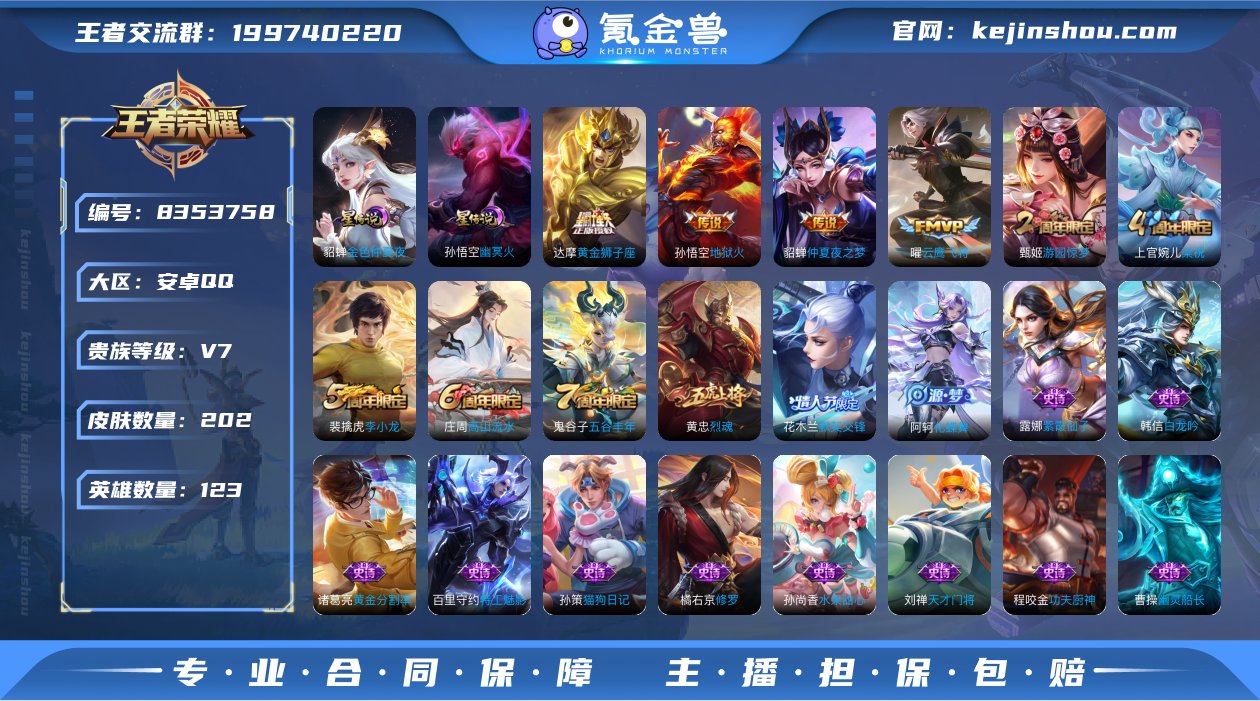 【202皮肤4传说2星元】安卓QQ-123...