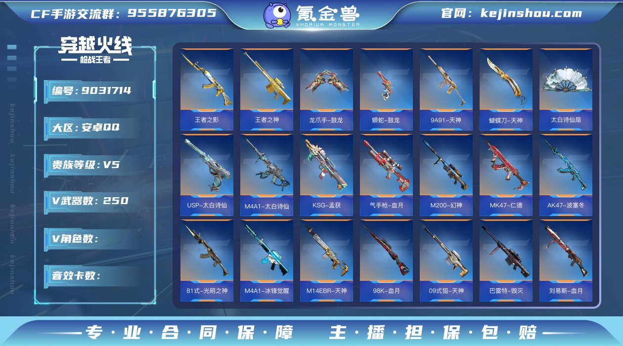 Y185044  cf手游/安卓qq/46...