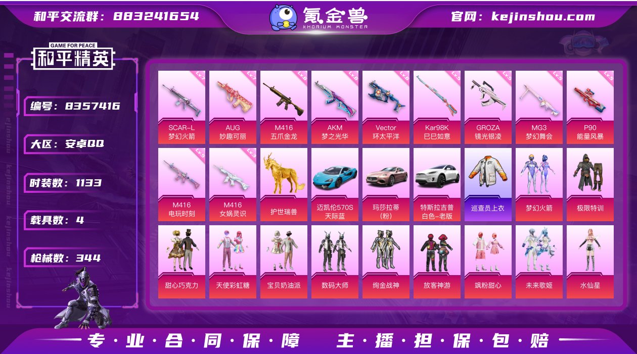 实名: 不可修改 时装数: 1133 载具...