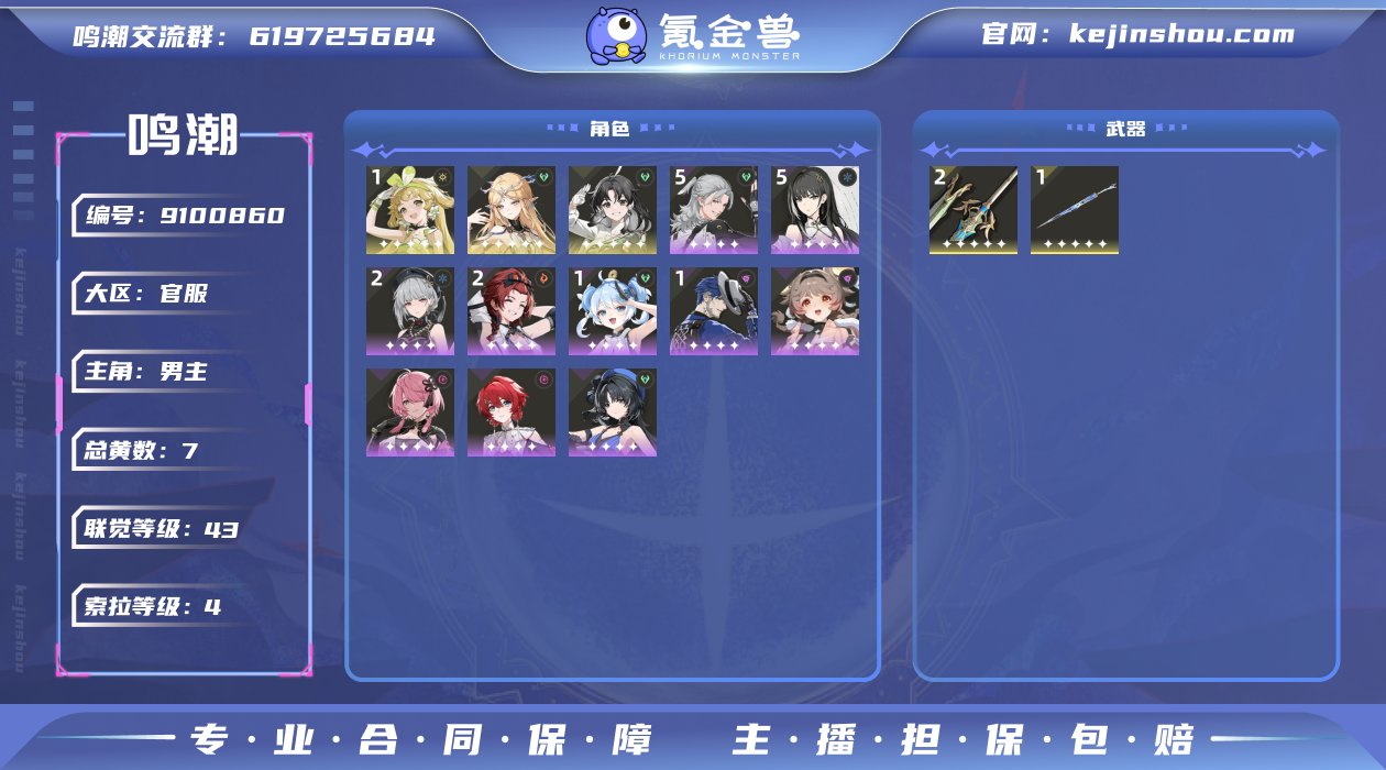 总黄数: 7 联觉等级: 43 拥有五星共...