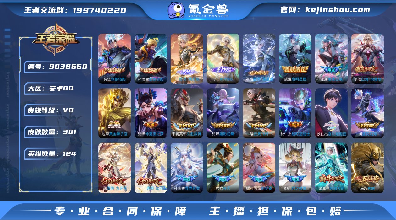 实名: 可修改 贵族等级: V8 英雄数:...