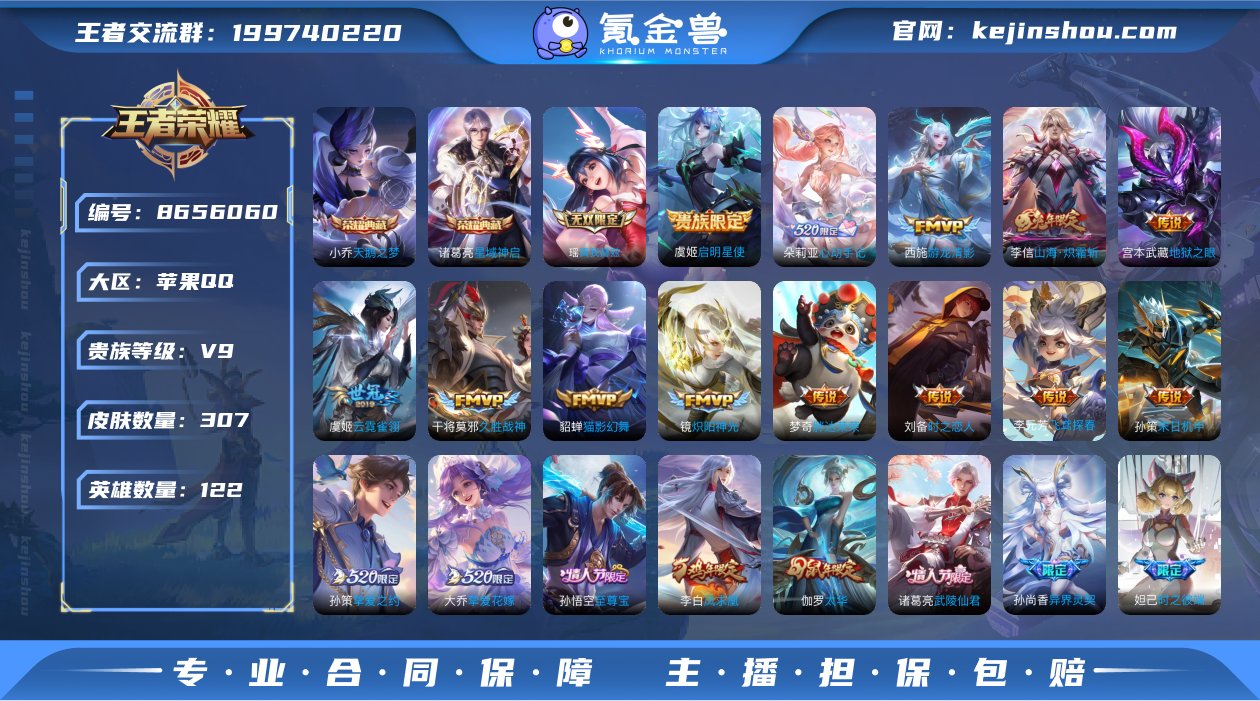 实名: 不可修改 贵族等级: V9 英雄数...