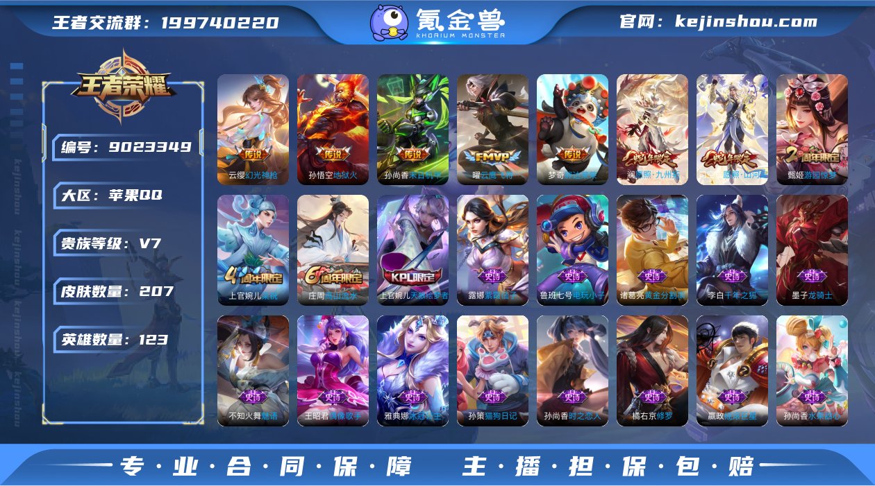 v7 iOS可改实名 207皮 1典藏 7...