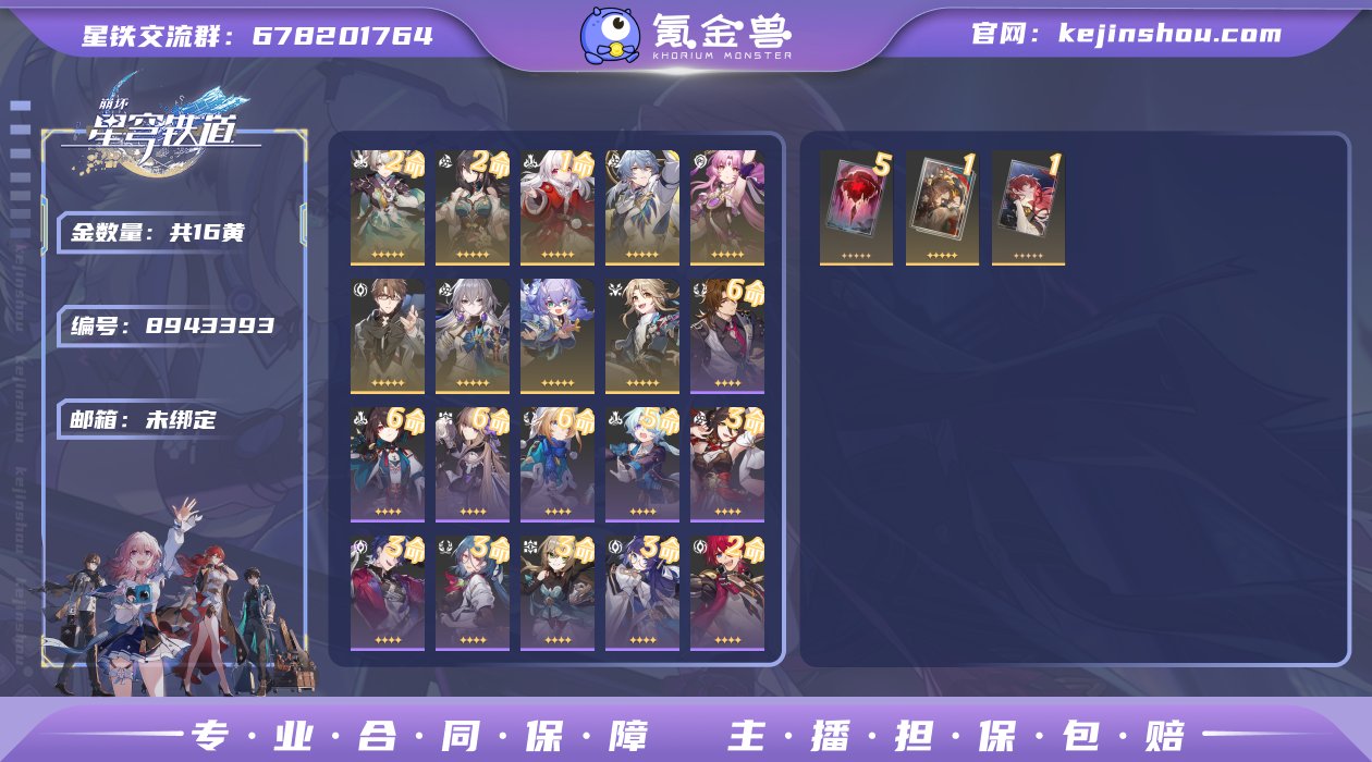邮箱: 未绑定 开拓者性别: 男 总黄数:...