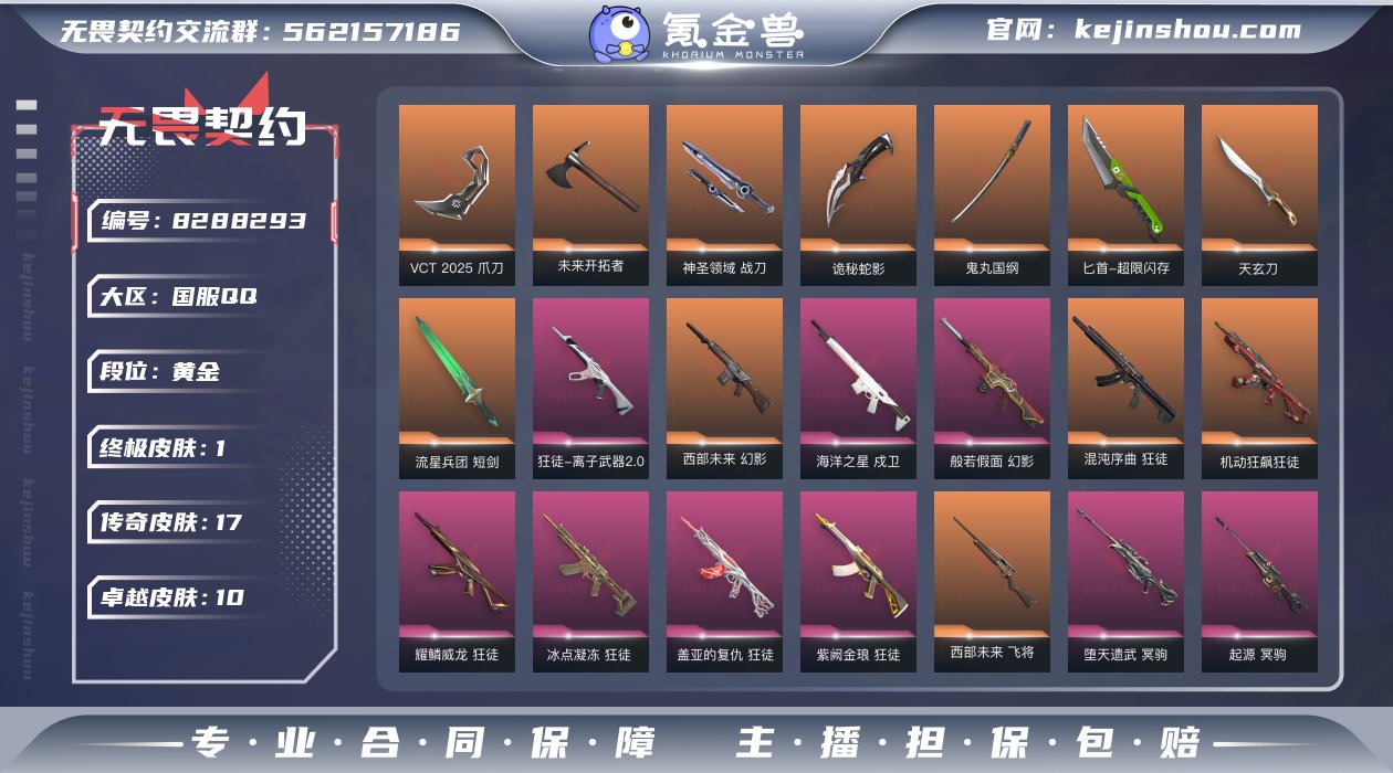 "亮点：多主战性价比库存号
套装：西部套
...
