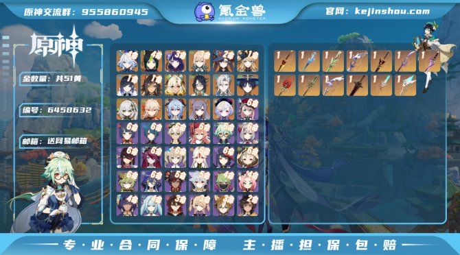 TK11906 【黄:51，四命芙宁娜水神...