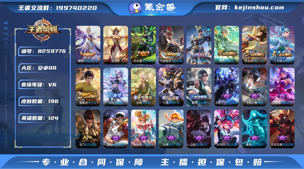实名: 可修改 贵族等级: V6 英雄数:...