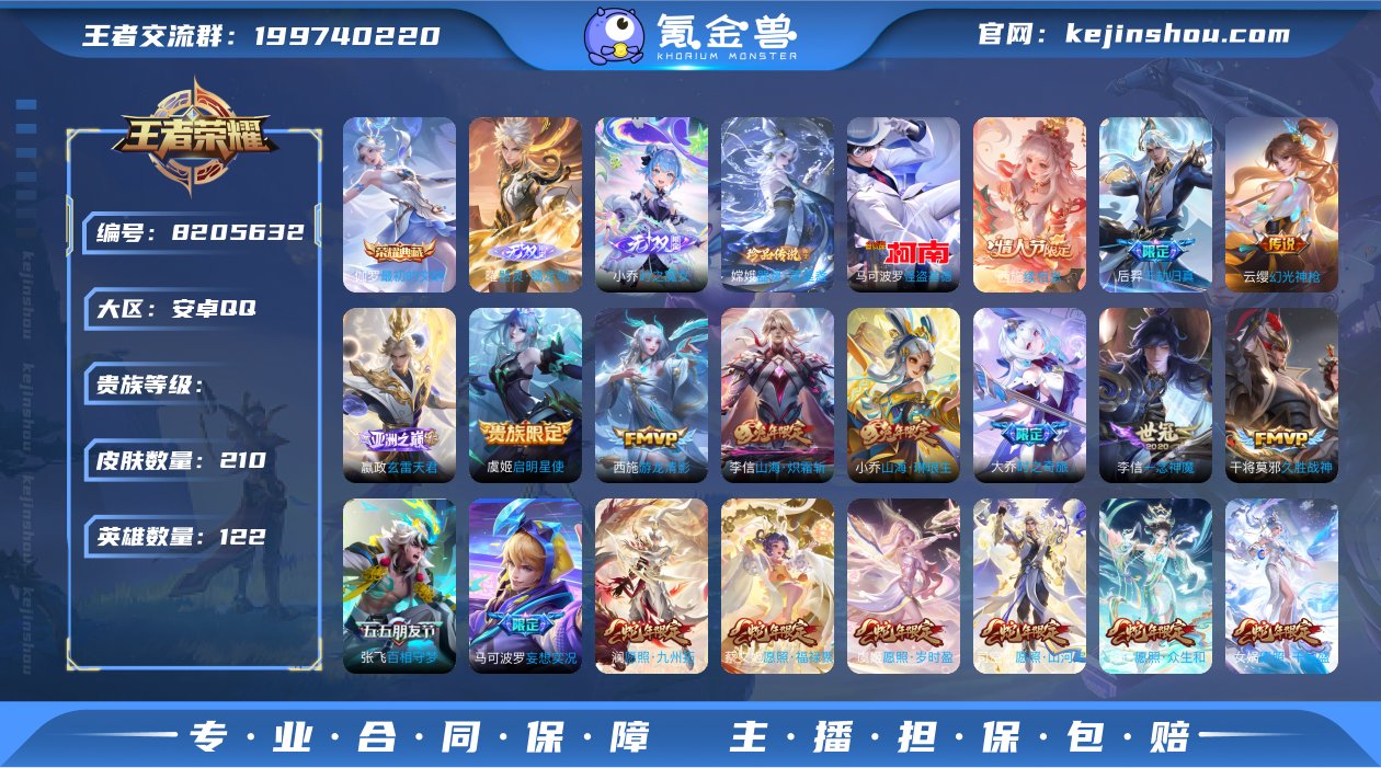 安卓q-V8-210皮肤 23传说 2珍品...