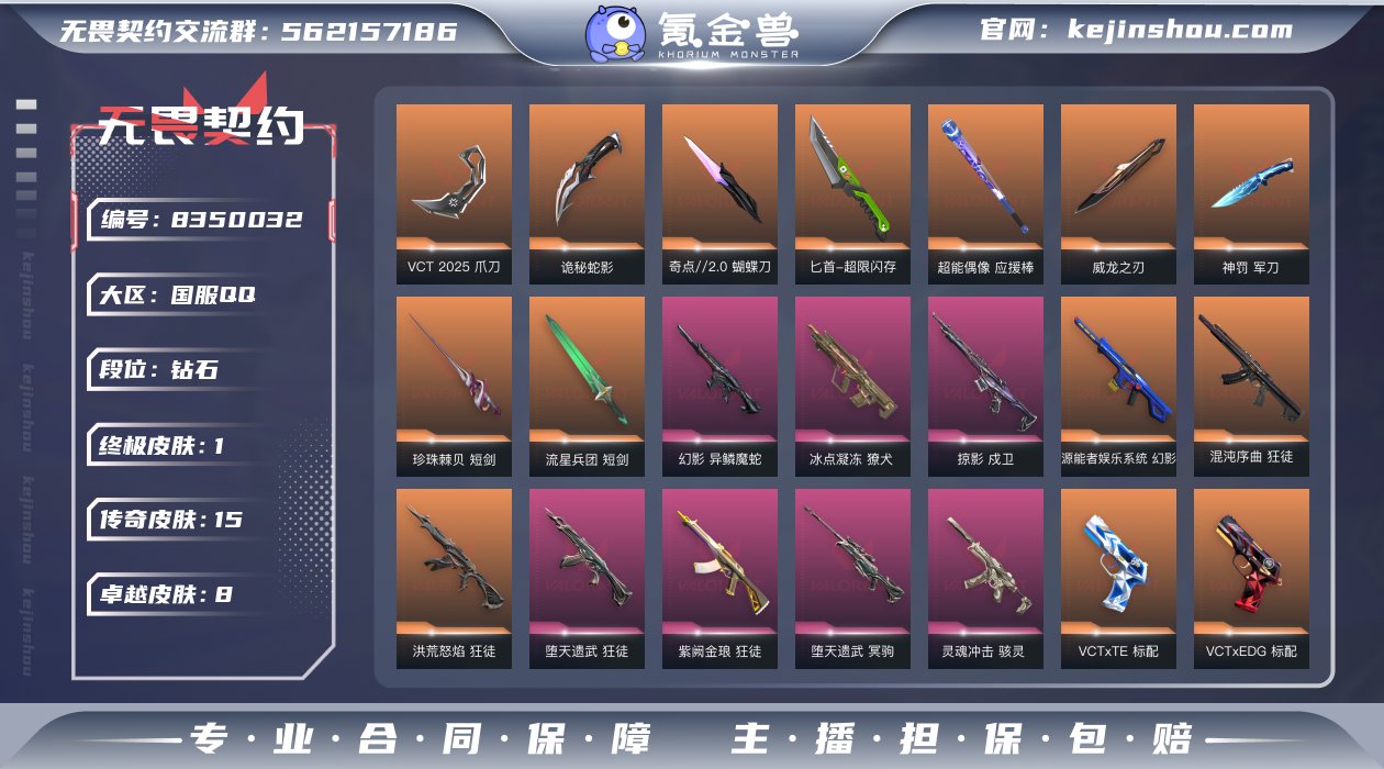 实名: 可修改 皮肤资产价值: 33450...