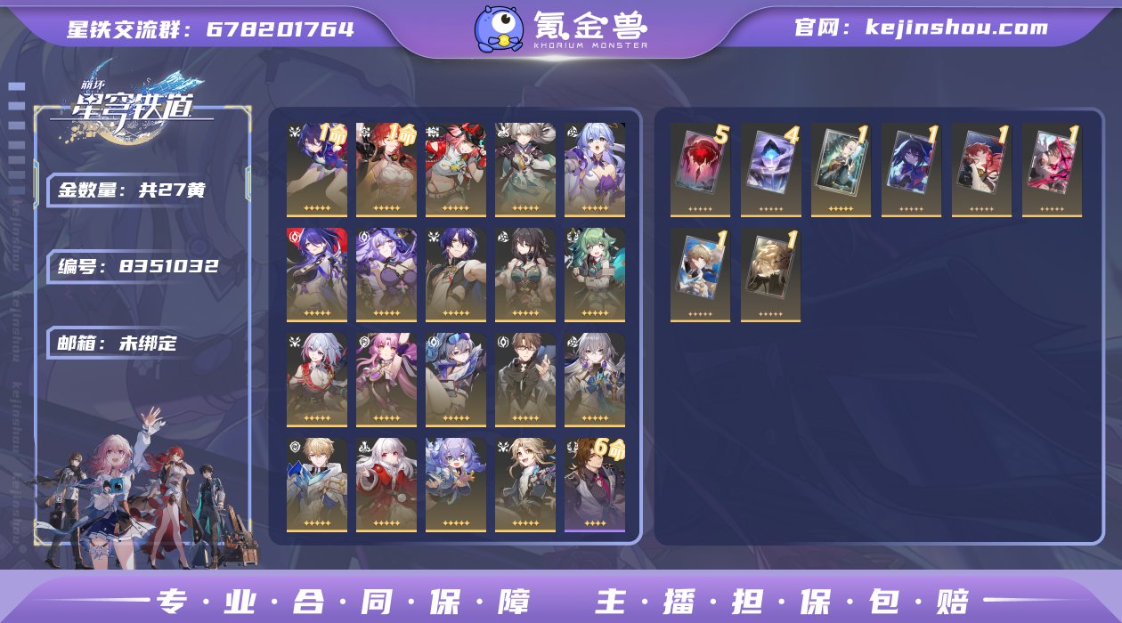 邮箱: 未绑定 开拓者性别: 女 总黄数:...