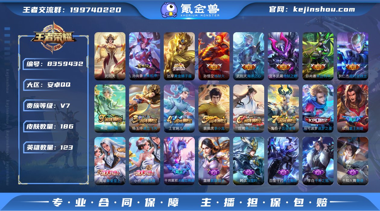 【 可修改/ 性别: 男号/ 贵族等级: ...