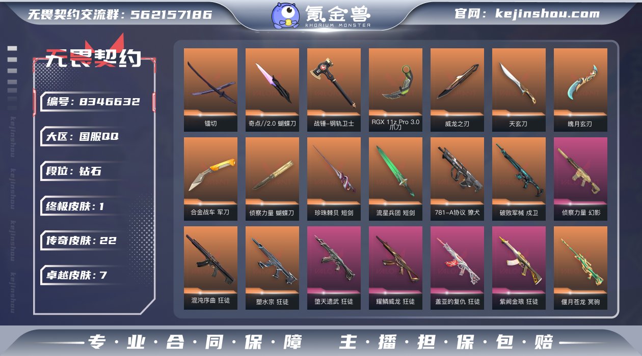 22橙皮 1金皮 7紫皮 83皮肤 26英...