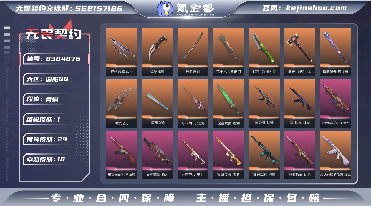 实名: 可修改 皮肤资产价值: 52940...