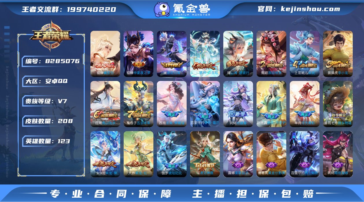 208皮1典藏2珍品4传说1星传说 幻阙歌...