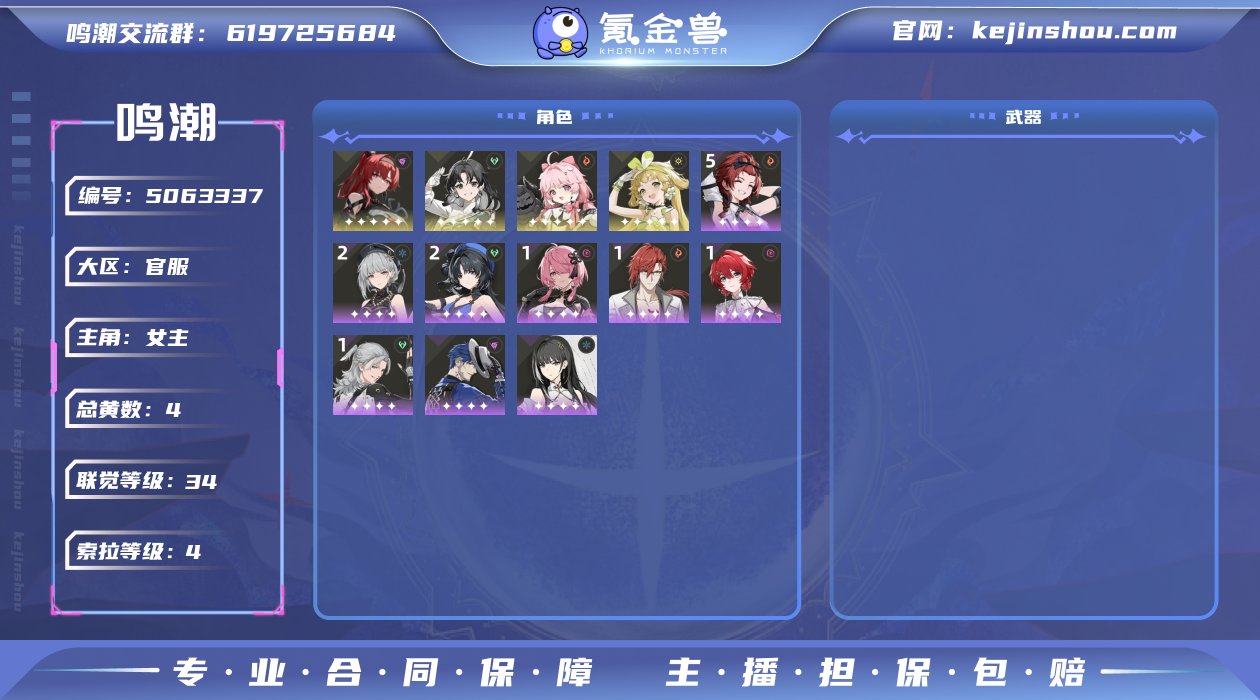 总黄数: 4 联觉等级: 34 拥有五星共...