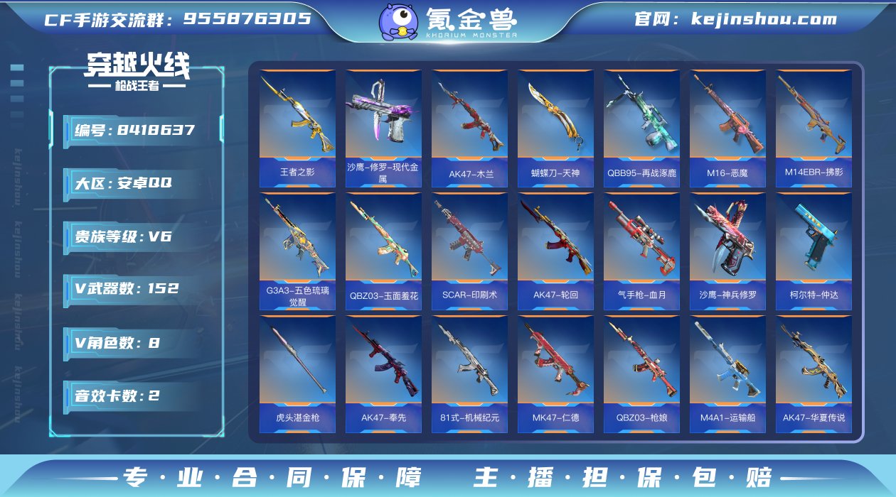 实名: 可修改 v武器数: 152 王者武...