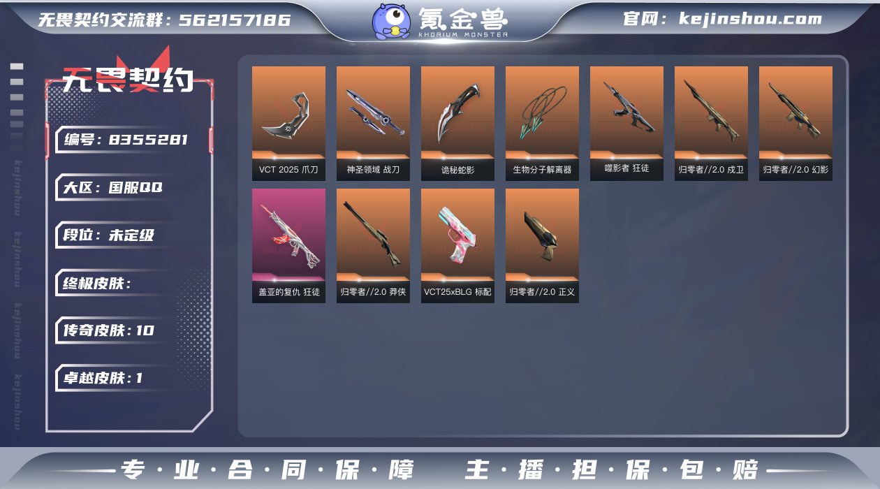 实名: 可修改 皮肤资产价值: 18390...