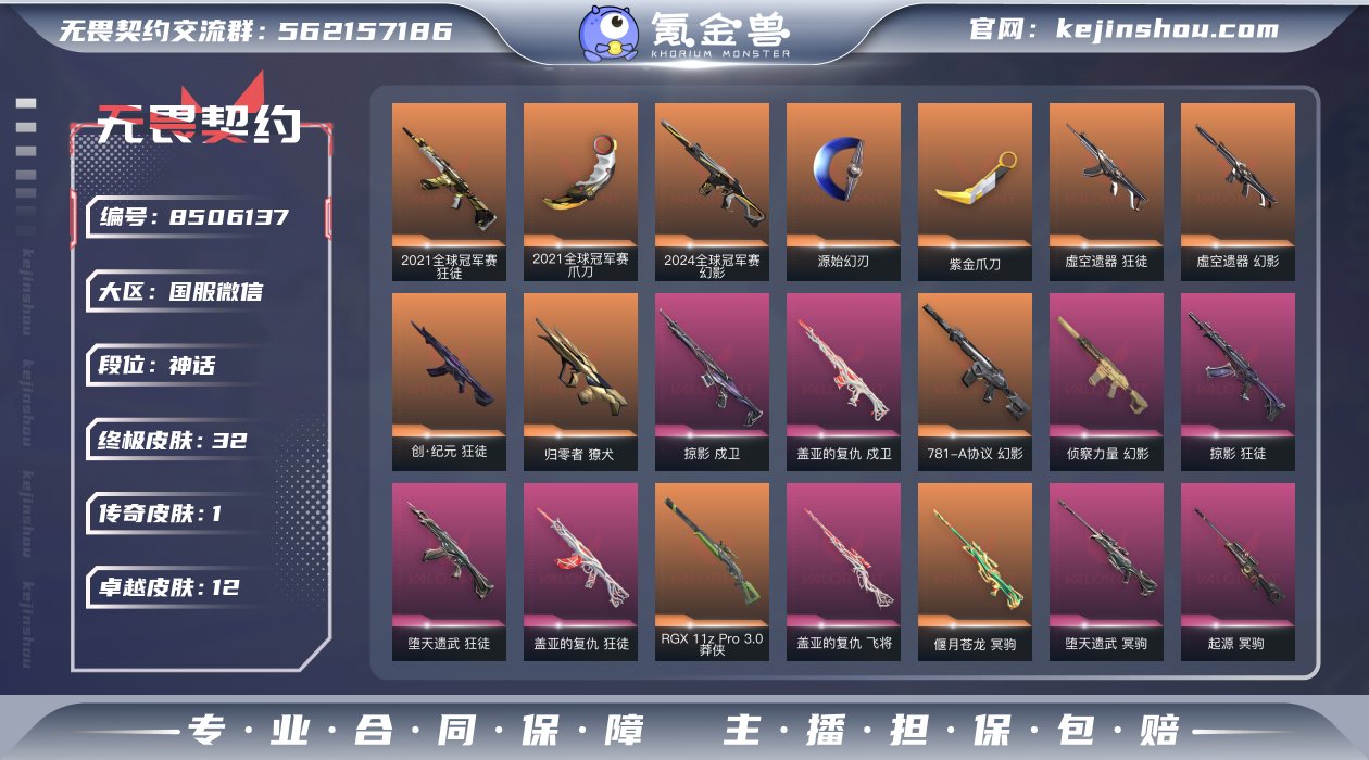 实名: 可修改 皮肤资产价值: 59410...