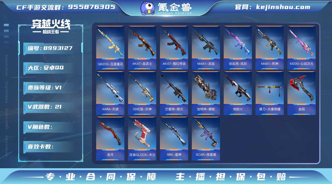 实名: 可修改 v武器数: 21 v武器:...