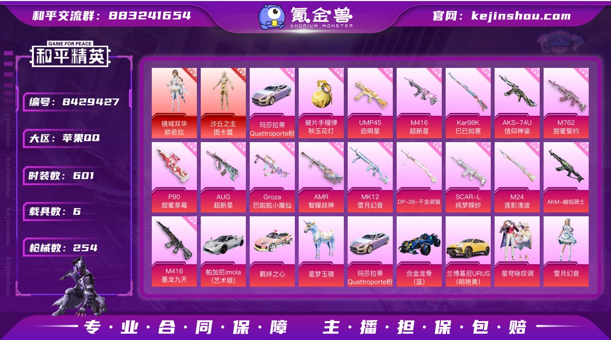 实名: 不可修改 时装数: 601 载具数...