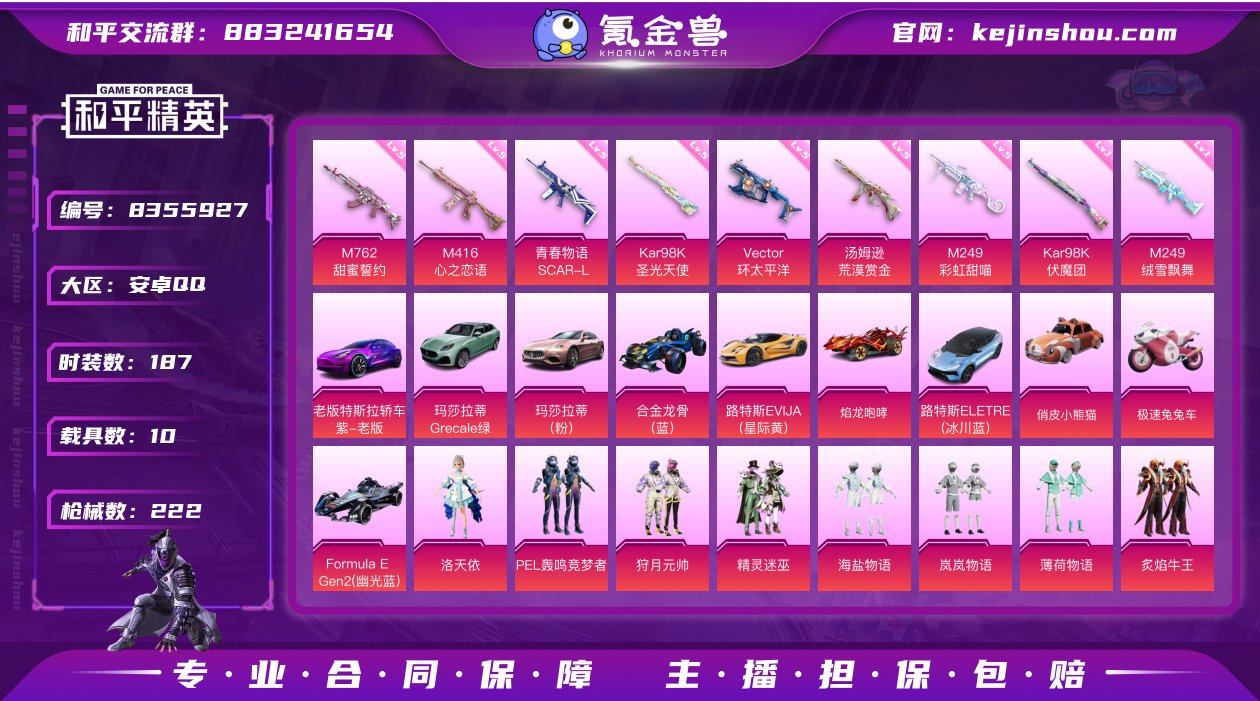 【HPX310】187套装/枪械9/装备3...