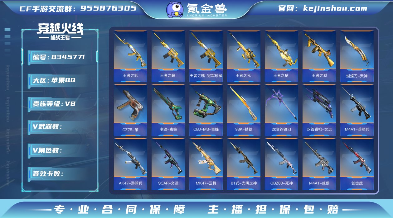 HG514067/【快乐无忧号5把王者主武...