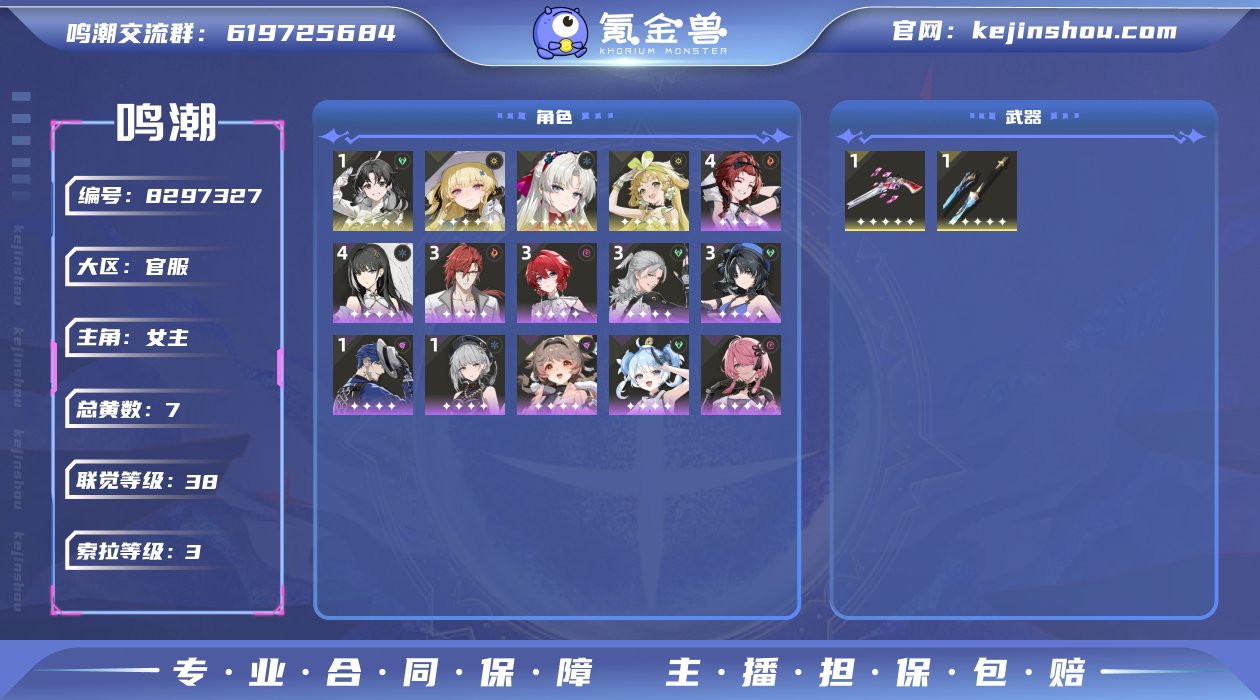 总黄数: 7 联觉等级: 38 拥有五星共...
