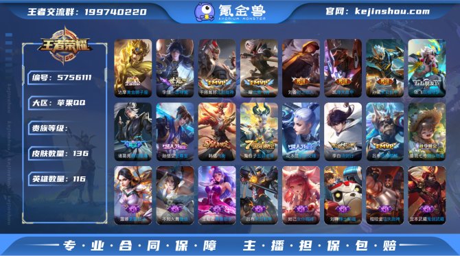 XY 136皮肤11传说iOS【至尊宝】可...